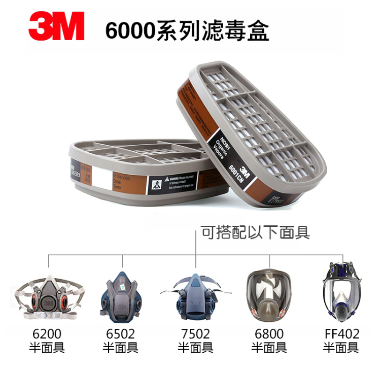 3M 6000系列滤毒盒